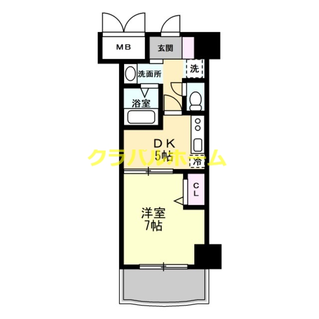 5階の間取り図