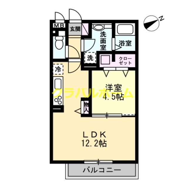 1階の間取り図