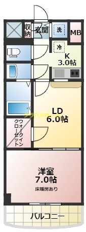 7階の間取り図