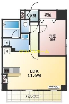 4階の間取り図