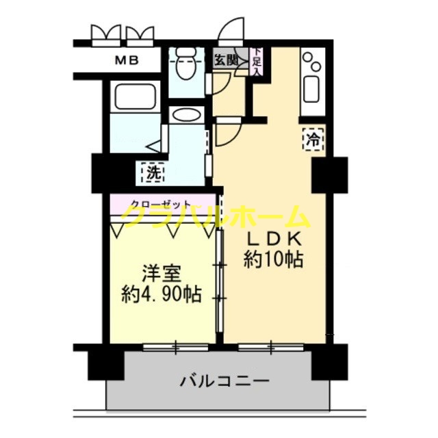 9階の間取り図