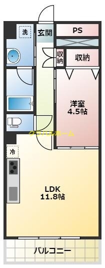 4階の間取り図