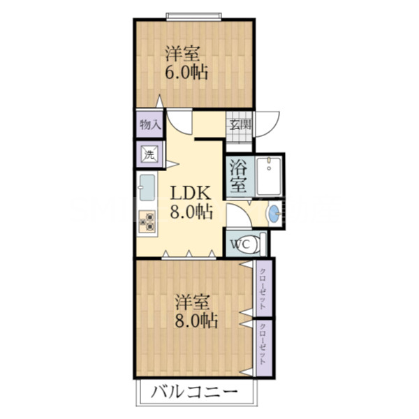 4階の間取り図