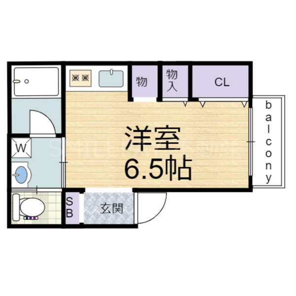 1階の間取り図