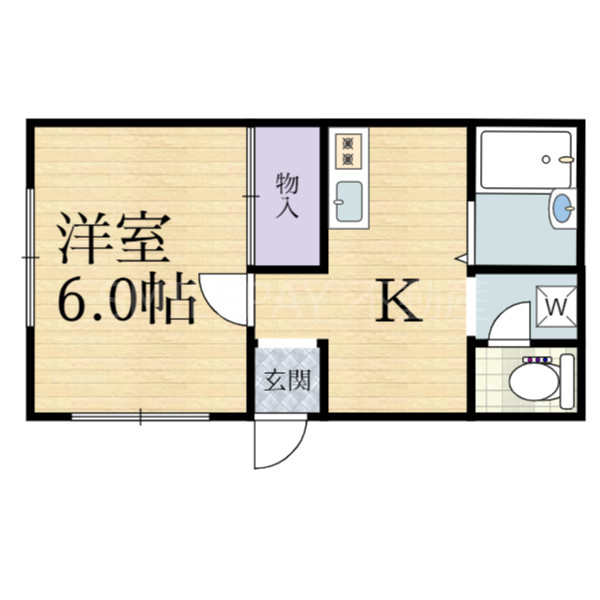2階の間取り図