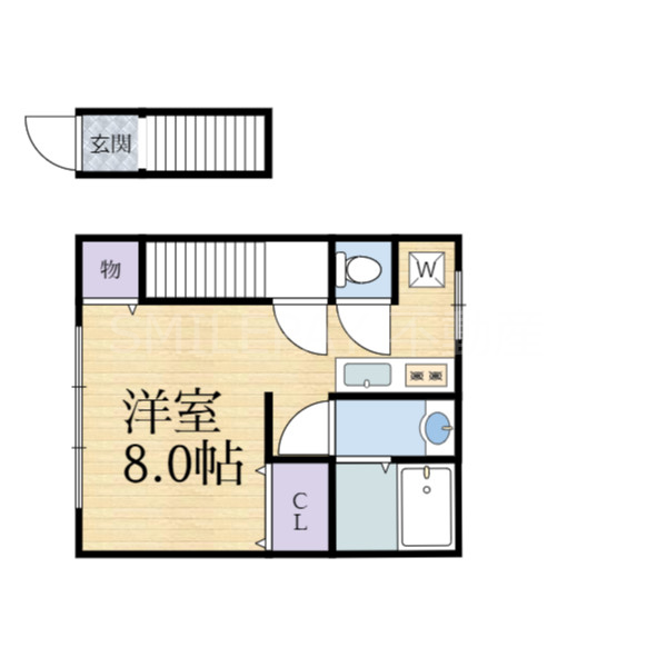 2階の間取り図