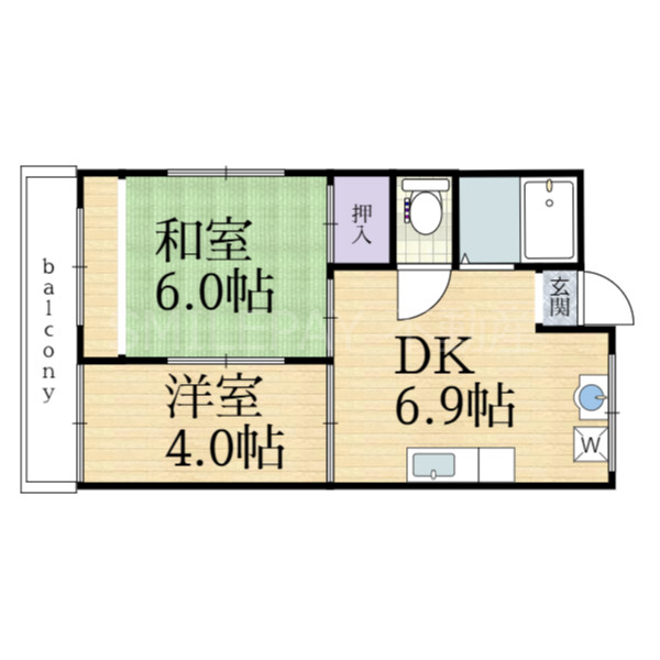 3階の間取り図