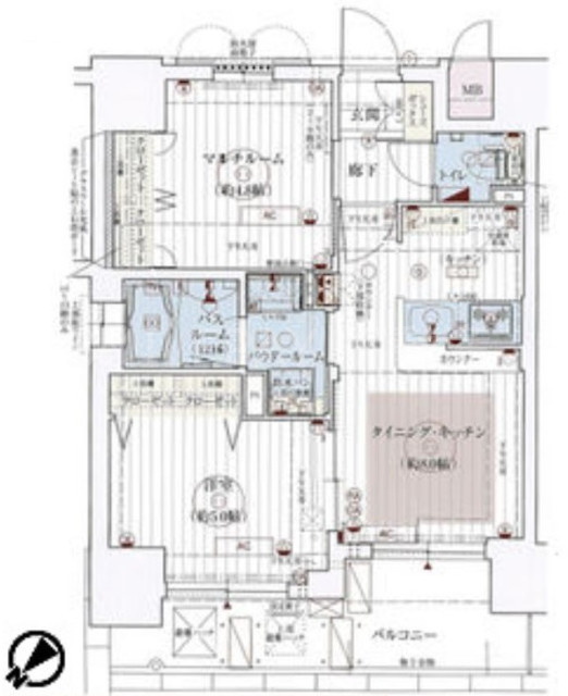 7階の間取り図