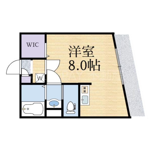 2階の間取り図