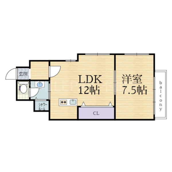 3階の間取り図