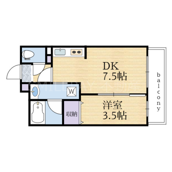 1階の間取り図