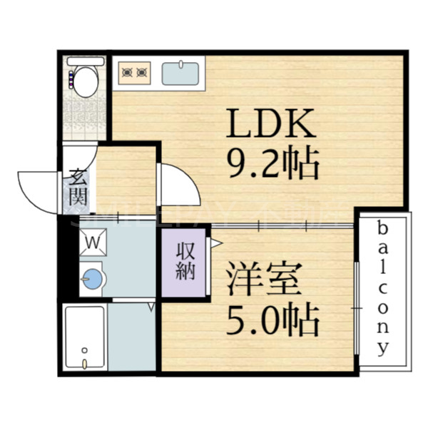 3階の間取り図