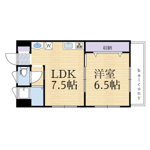 2階の間取り図