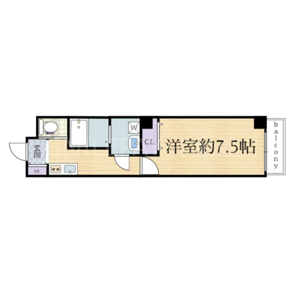 2階の間取り図