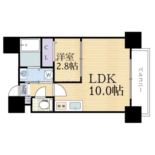 2階の間取り図