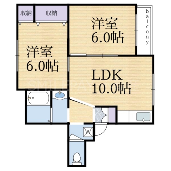 3階の間取り図