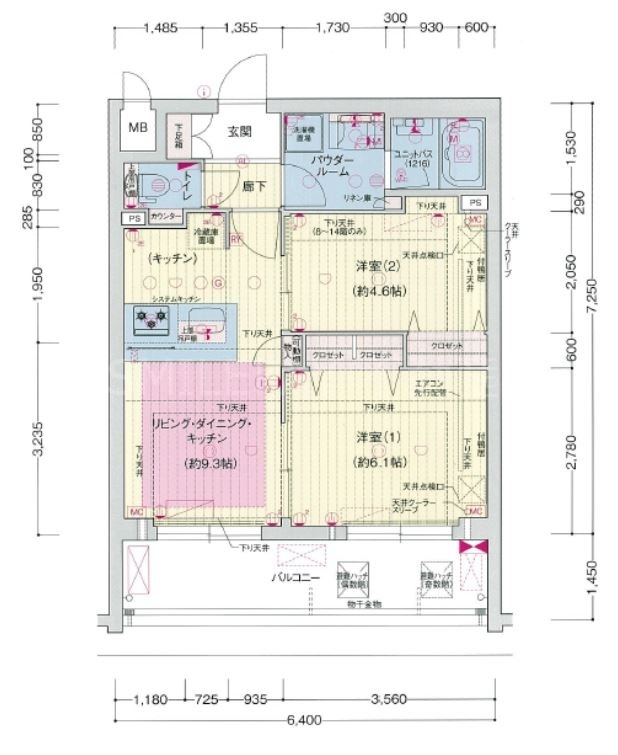 10階の間取り図