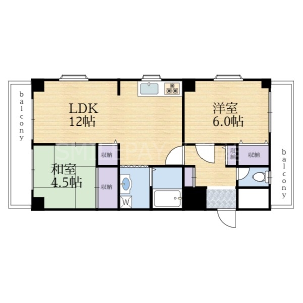 3階の間取り図