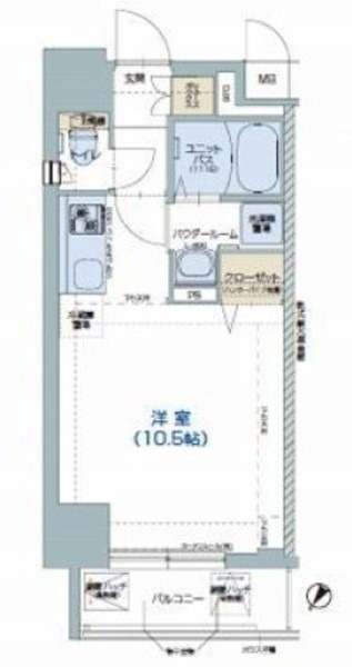 2階の間取り図