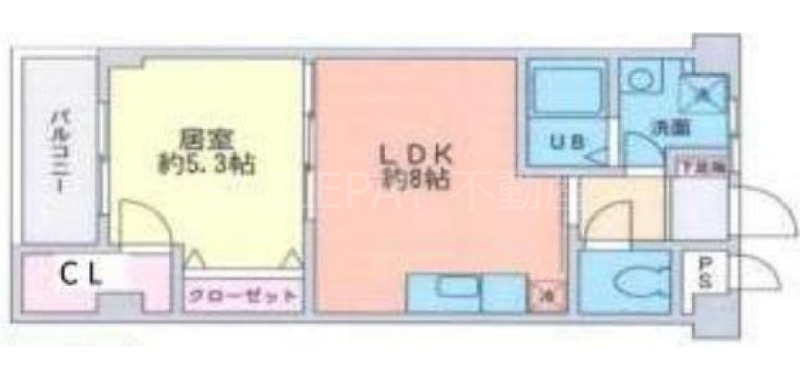 1階の間取り図