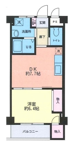 4階の間取り図