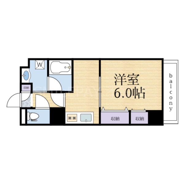 2階の間取り図