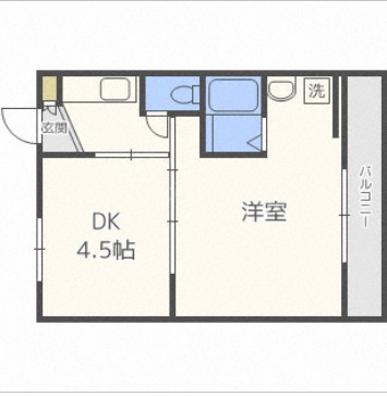 2階の間取り図