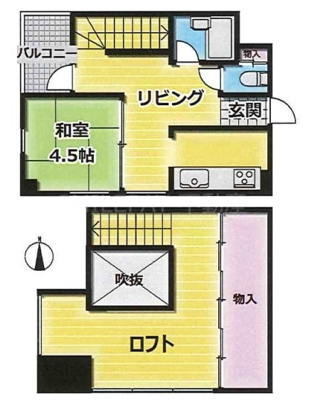 4階の間取り図