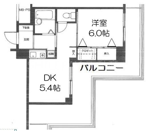 6階の間取り図