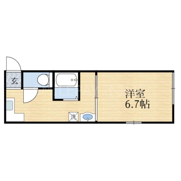 2階の間取り図