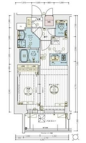 15階の間取り図