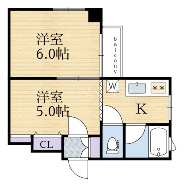 7階の間取り図