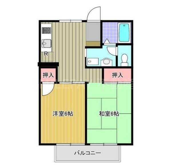 2階の間取り図