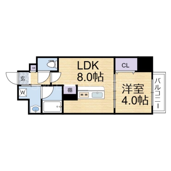 6階の間取り図
