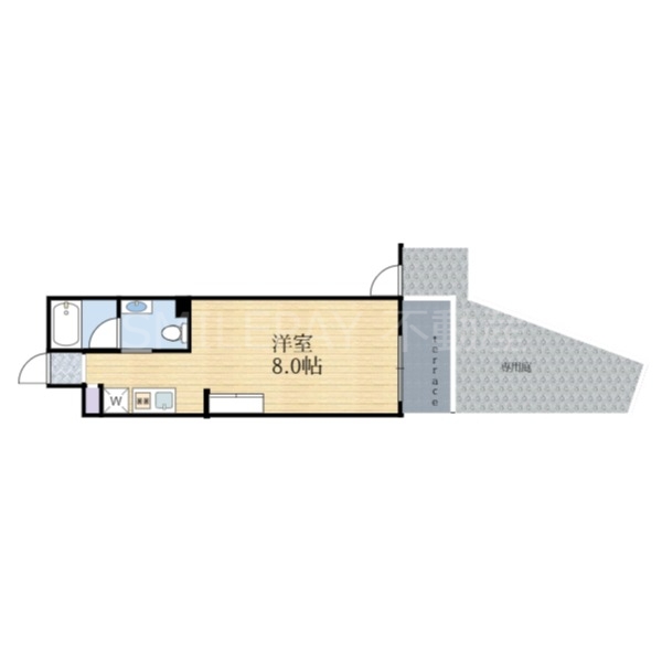 4階の間取り図