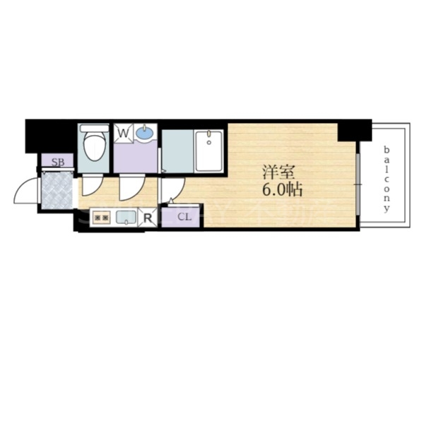 7階の間取り図