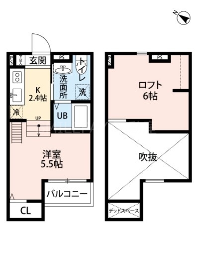 1階の間取り図