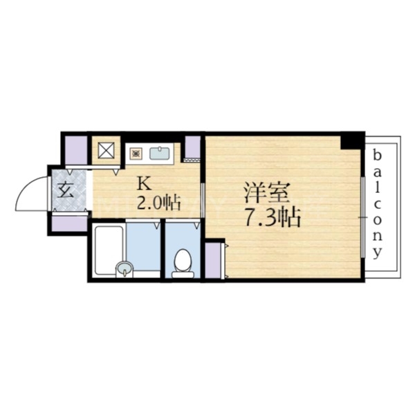 9階の間取り図