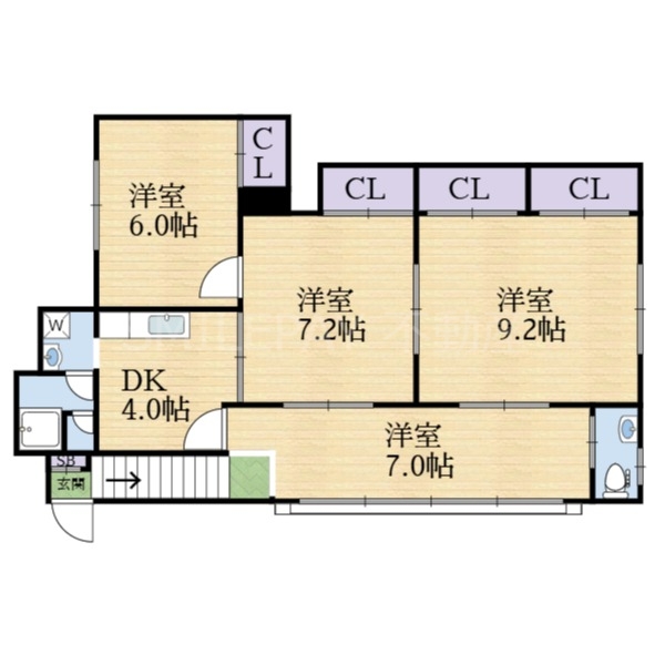 千鳥町２丁目アパートの外観