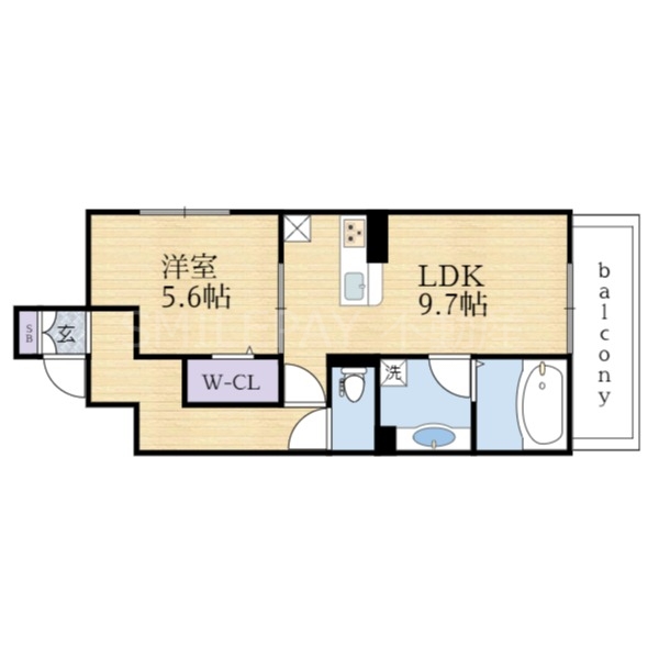 3階の間取り図