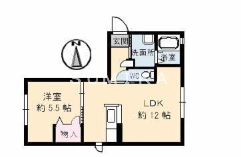 1階の間取り図