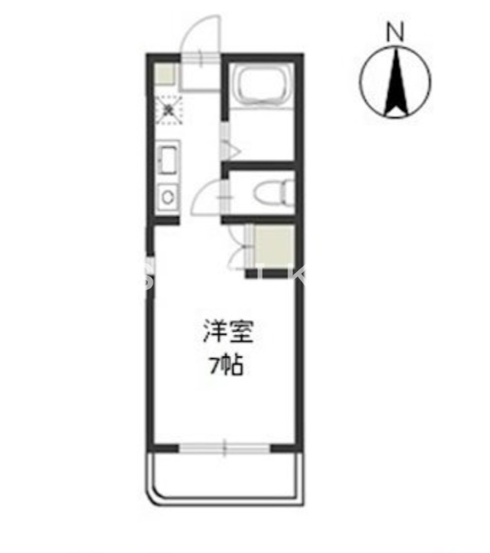 4階の間取り図