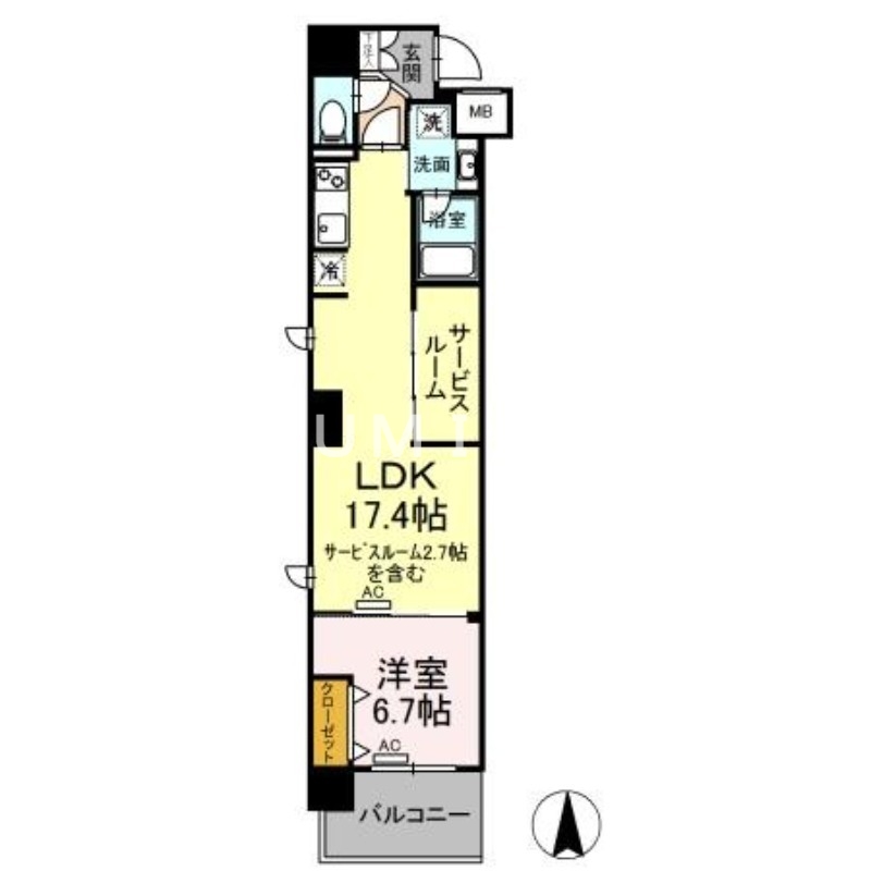 3階の間取り図