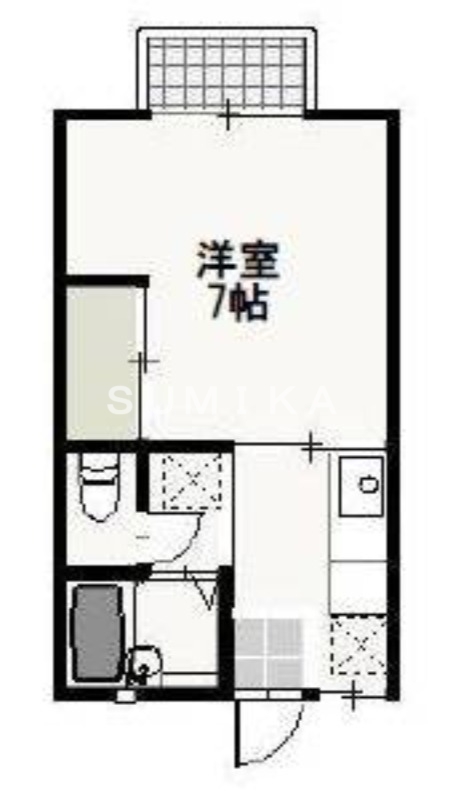 2階の間取り図