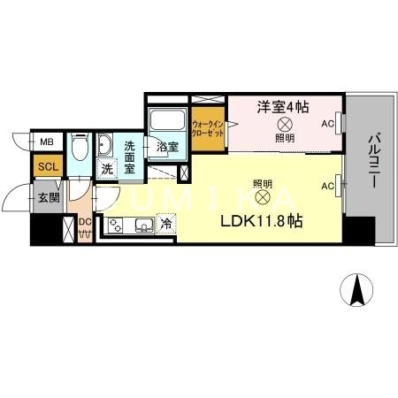 5階の間取り図