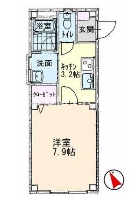1階の間取り図