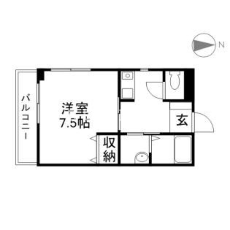 2階の間取り図
