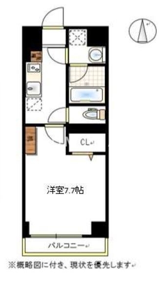 5階の間取り図