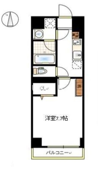8階の間取り図