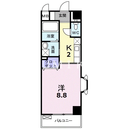 6階の間取り図